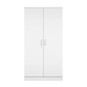 Ropero Moderno Kennedy 2 Puertas Blanco R&R MUEBLES