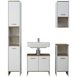 Mueble de Baño Moderno Minakami Blanco Colección Tanaka R&R MUEBLES