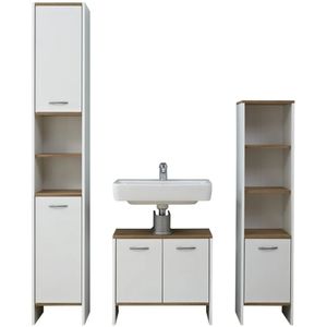Mueble de Baño Moderno Araga Blanco Colección Tanaka R&R MUEBLES