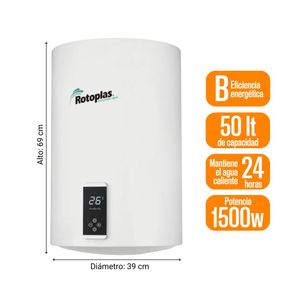 Terma Eléctrica Rotoplas Acumulacion Digiterma 50 litros