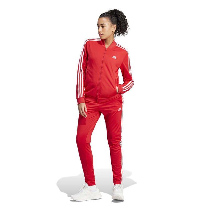 Buzo rojo adidas para mujer on sale