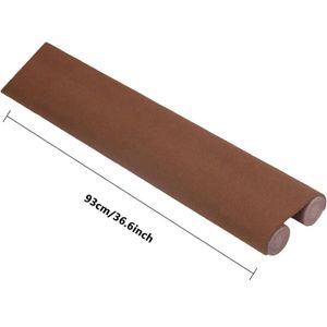 Burlete Protector Bajo Puerta Marron