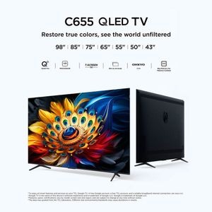 Televisor TCL 55" 55C655 QLED Google TV 4K Ultra HD