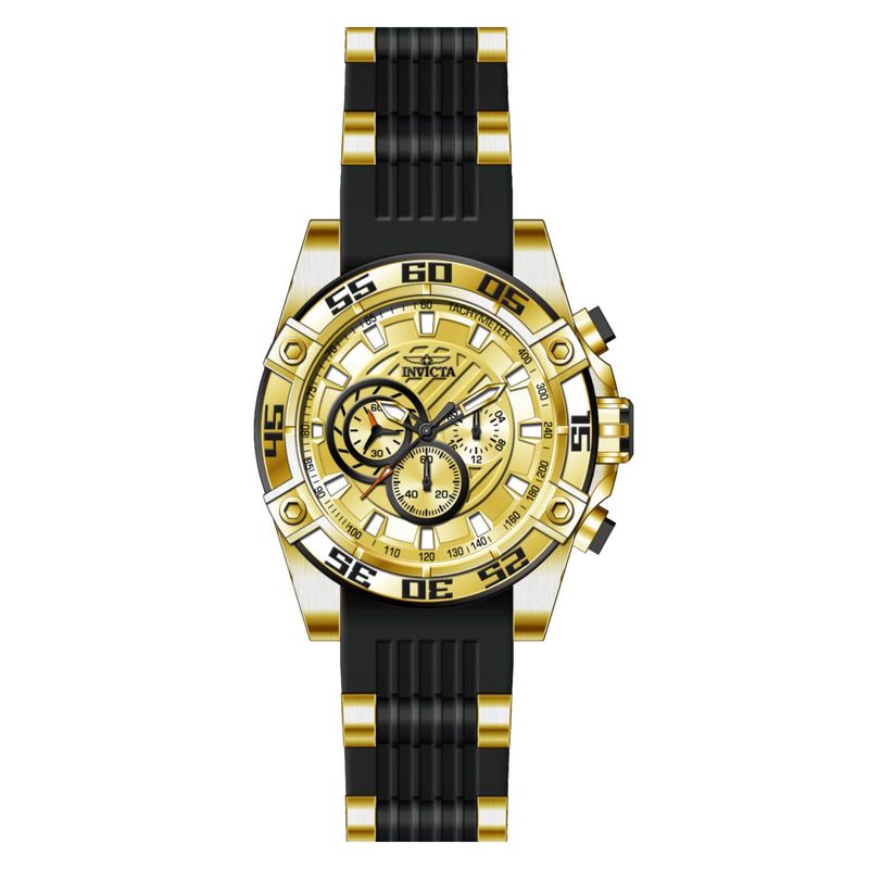 Reloj Invicta 25507 Oro Negro Hombres Real Plaza
