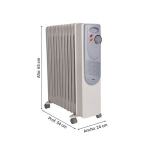 Estufa de Aceite Sole Eléctrica 11 Celdas 2500W