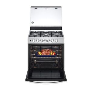 Cocina de Pie a Gas LG LRGZ5253S 6 Quemadores Acero Inoxidable Plata