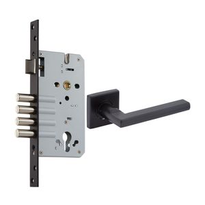 Cerradura de Embutir Palermo Simple Bronce/Acero Negro Kwikset