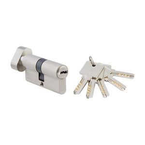 Cerradura de Embutir Palermo Simple Bronce/Acero Plata Kwikset