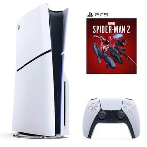 Consola SONY Playstation 5 Slim 1TB Lector de Discos + Juego Spiderman 2