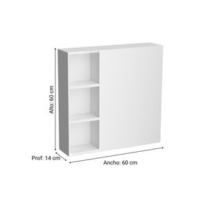 Gabinete Milan 60cm Blanco Orange