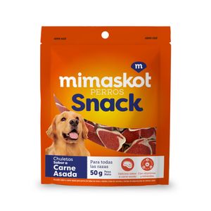 Snack para Gatos MIMASKOT Chuletas Bolsa 15x50g