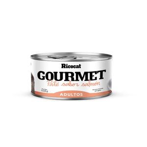 Comida para Gatos RICOCAT Gourmet Paté con Salmón Adulto Lata 85g