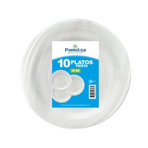 Plato Blanco 26 Fiesta PAMOLSA Bl PS