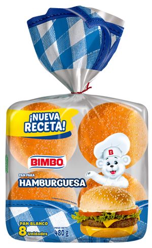Pan Hamburguesa BIMBO Bolsa 8un