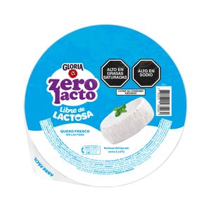 Queso Fresco GLORIA Zero Lactosa Bolsa 250g