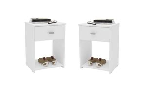 Pack VIVA HOME Veladores Miami Blanco 2un
