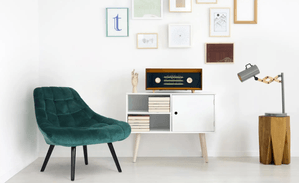 Butaca Sillón Moderno Carpio en Terciopelo Verde TU MESITA