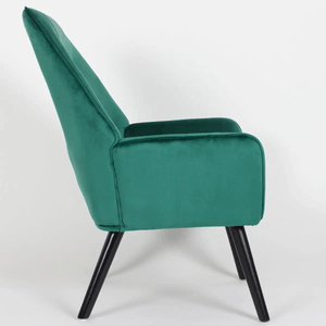 Butaca Sillón Escandinavo Elliot Terciopelo Verde TU MESITA