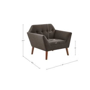 Sillón de Sala Logan color Gris Oscuro TU MESITA