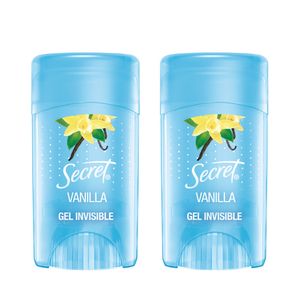 Desodorante SECRET Antitranspirante Gel Invisible Coco 45g x 2un