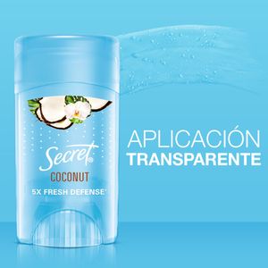 Desodorante SECRET Antitranspirante Gel Invisible Coco 45g x 2un