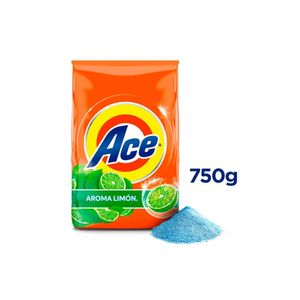 Detergente en Polvo Ace Aroma Limón 750 gr