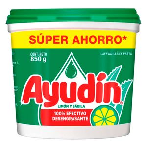Lavavajillas Pasta Ayudin Limon y Sabila 850g Pack x3