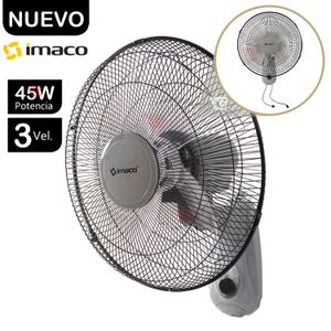Ventilador De Pared Imaco FW450 De 45W Gris