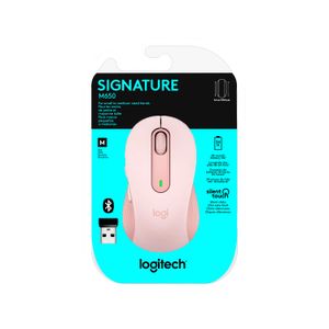 Mouse Logitech Signature M650 Silent Wireless/Bluetooth Rosa