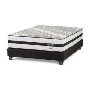Dormitorio Driven 2 Plazas + Respaldo Issey Niebla