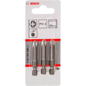 Bosch Punta Phillips 2X50mm 3 Unidades