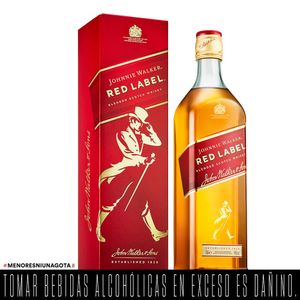 Whisky JOHNNIE WALKER Red Label Botella 750ml