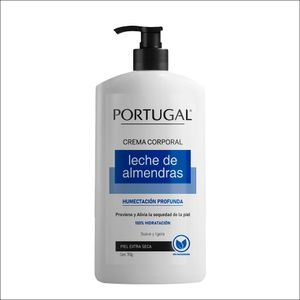 Crema Corporal Portugal Leche de Almendras Humecación Profunda - Frasco 700 G