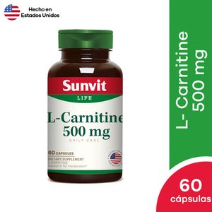 Sunvit L-Carnitine 500 mg Cápsula