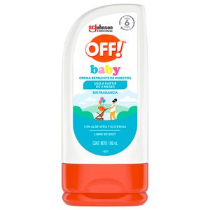 Repelente de Insectos en Crema para Bebés OFF!