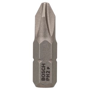 Bosch Punta Phillips 2X25mm 100 Unidades Caja Plastica