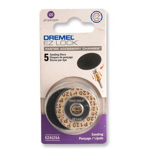 Discos de Lijas Dremel EZ412SA Ez-Lock 120g