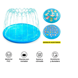 PISCINA CON SALPICADOR