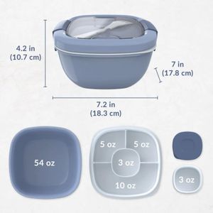 Lonchera para Ensalada Salad Bentgo Lunch Box - Slate