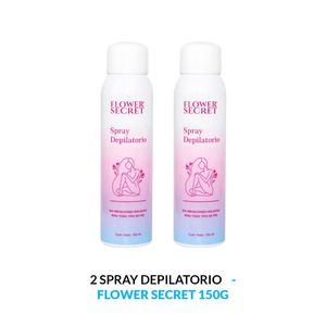 Spray Depilatorio 150 Ml Flower Secret 2 Unidades