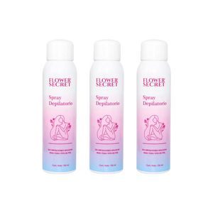 Spray Depilatorio 150 Ml Flower Secret 3 Unidades