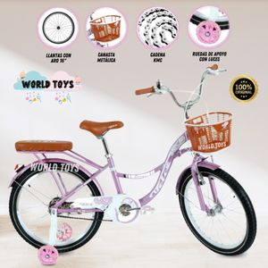Bicicleta Para Niña Aro 16 Lady Rosado