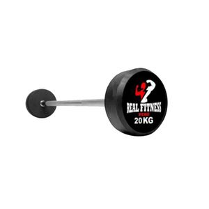 Barra Recta De Peso Fijo 20 kg Real Fitness