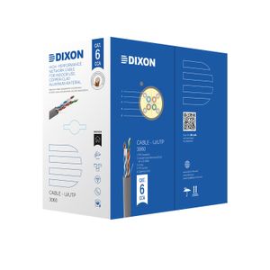 Rollo de Cable Utp Cat6 23 Awg 305m Serie 3060 Aleacion Interior