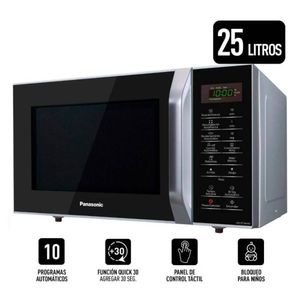 Microondas Panasonic Nn-sb34hmrpk Negro 25lt