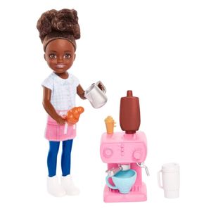 Muñeca Barbie Chelsea Barista Morena