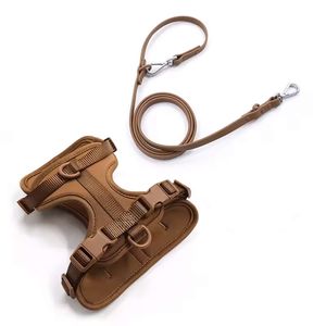 Arnés Transpirable con Correa Talla S Marrón