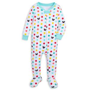 Pijama Shopdisney de Mickey Mouse y Lunares 100% Algodón Manga Larga para Bebé Niño
