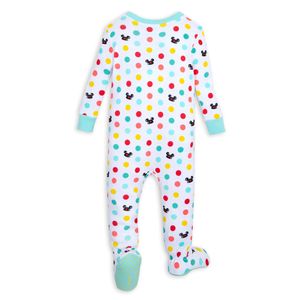 Pijama Shopdisney de Mickey Mouse y Lunares 100% Algodón Manga Larga para Bebé Niño