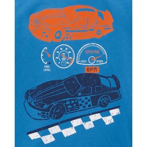 Polo Carters de Coche de Carreras 100% Algodón Jersey Manga Larga para Niño